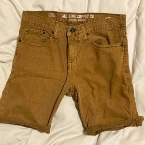 Cutoff tan shorts size 30